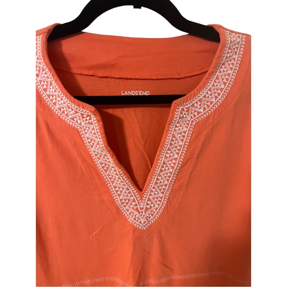 A sweet Land’s End Orange dress in size small - Picture 3 of 7